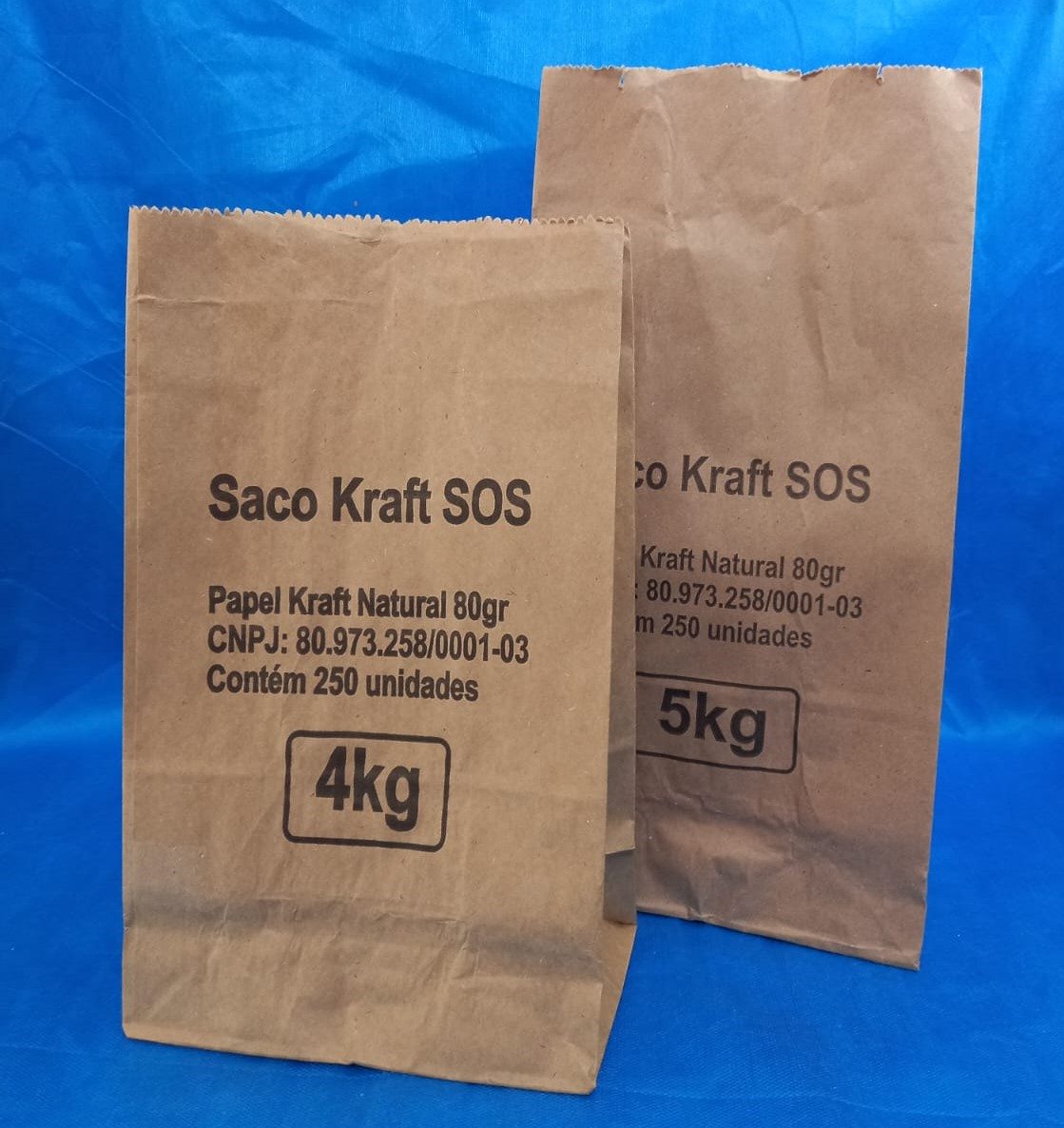 Sacos De Papel Kraft SOS - Bellpack Embalagens